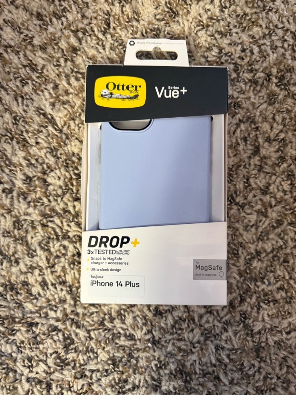 OtterBox Vue+ Drop+ MagSafe Case for iPhone 14 Plus - Lavender